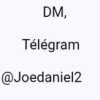 Profilbild von Text on tlgrm @joedaniel2